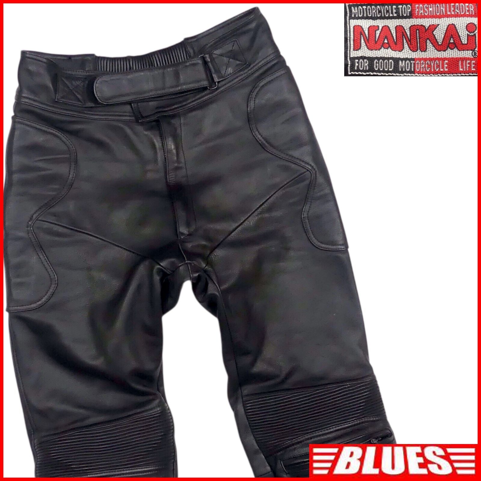 NANKAI 南海部品 ナンカイ ライディングパンツ XL メッシュ レザー 