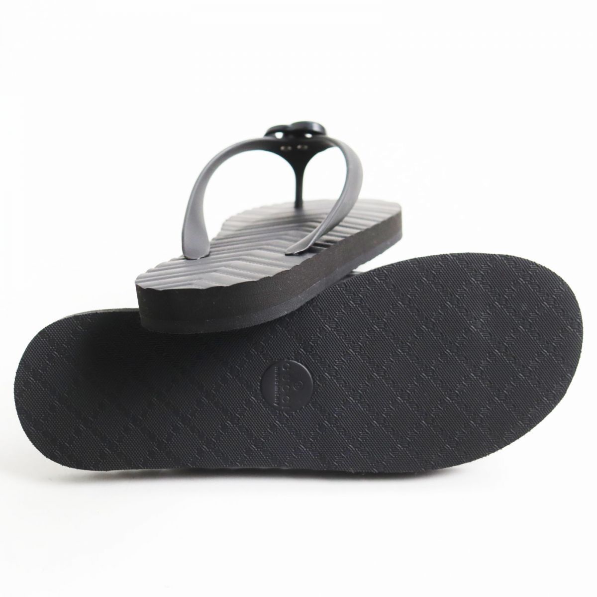 GUCCI グッチ シェプロン GGマーモント ラバーサンダル ビーチサンダル