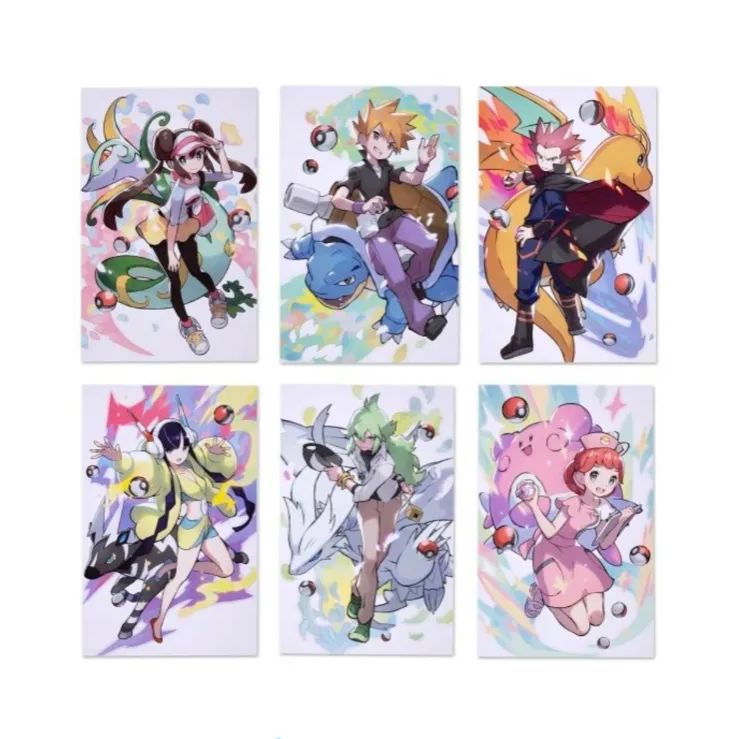 海外ポケモンセンター限定品】ポケモン A3ポスター6枚セット(一点限り