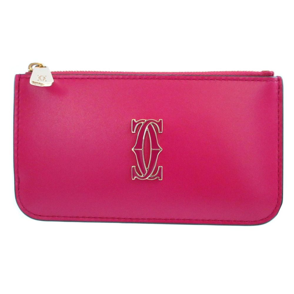 新品同様 カルティエ ドゥーブルCドゥカルティエ L3001893 レザー  