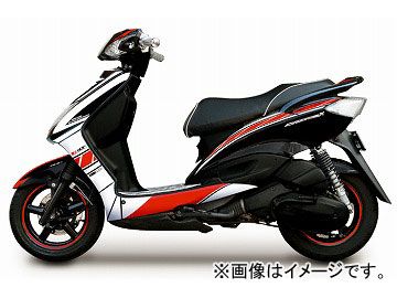 2輪 MDF ストロボサイドカバー 品番：P053-8049 レッド ヤマハ シグナス-X/SR FI 28S1 SE44J 2003年～2006年 JAN：4580394161779