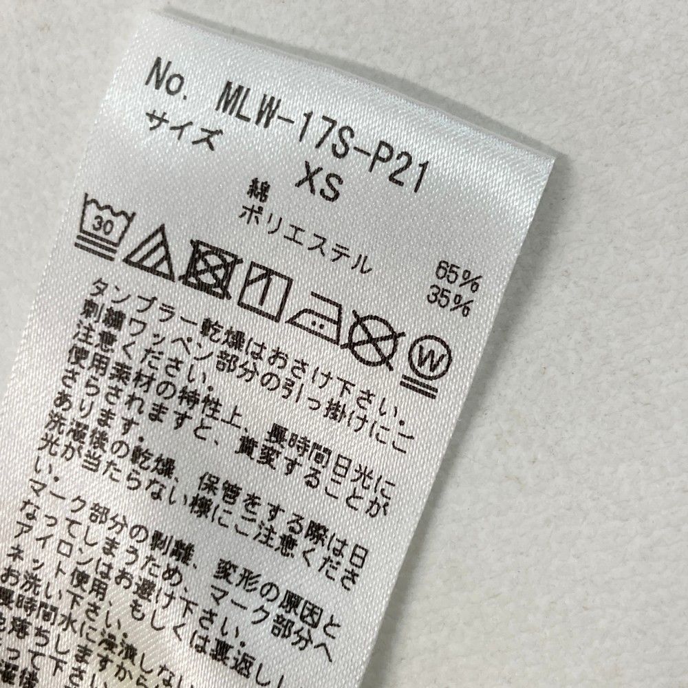 マークアンドロナ ノースリーブポロシャツ