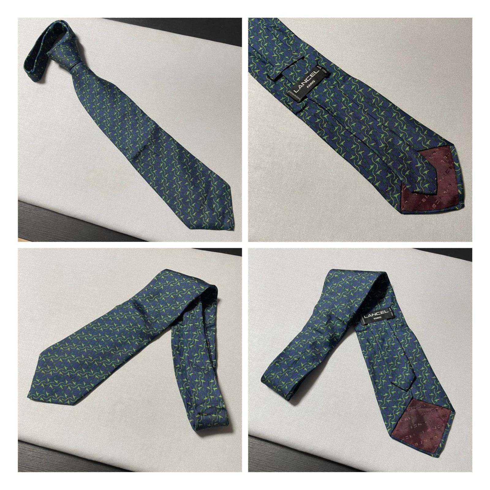 ランセル LAMCEL ハイ ブランド ネクタイ 古着 アクセサリー