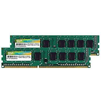 【】「未使用品」シリコンパワー デスクトップPC用メモリ DDR3 1600 PC3-12800 8GB×2枚 240Pin Mac 対応 永久保証 SP016GBLTU160N22