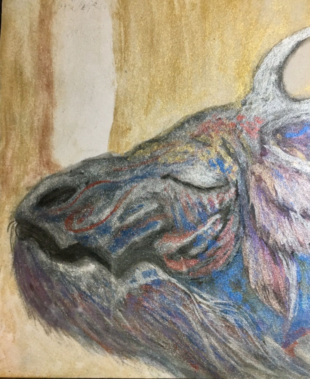絵画原画 絵画 動物画 水彩 絵画油絵 幻獣 【公式通販】