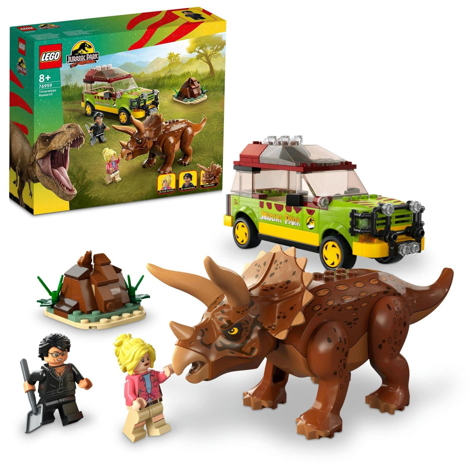 レゴ LEGO ジュラシック ワールド トリケラトプスの生態調査​ 76959 おもちゃ ブロック プレゼント 恐竜 きょうりゅう 動物 どうぶつ 男の子 女の子 8歳 ~