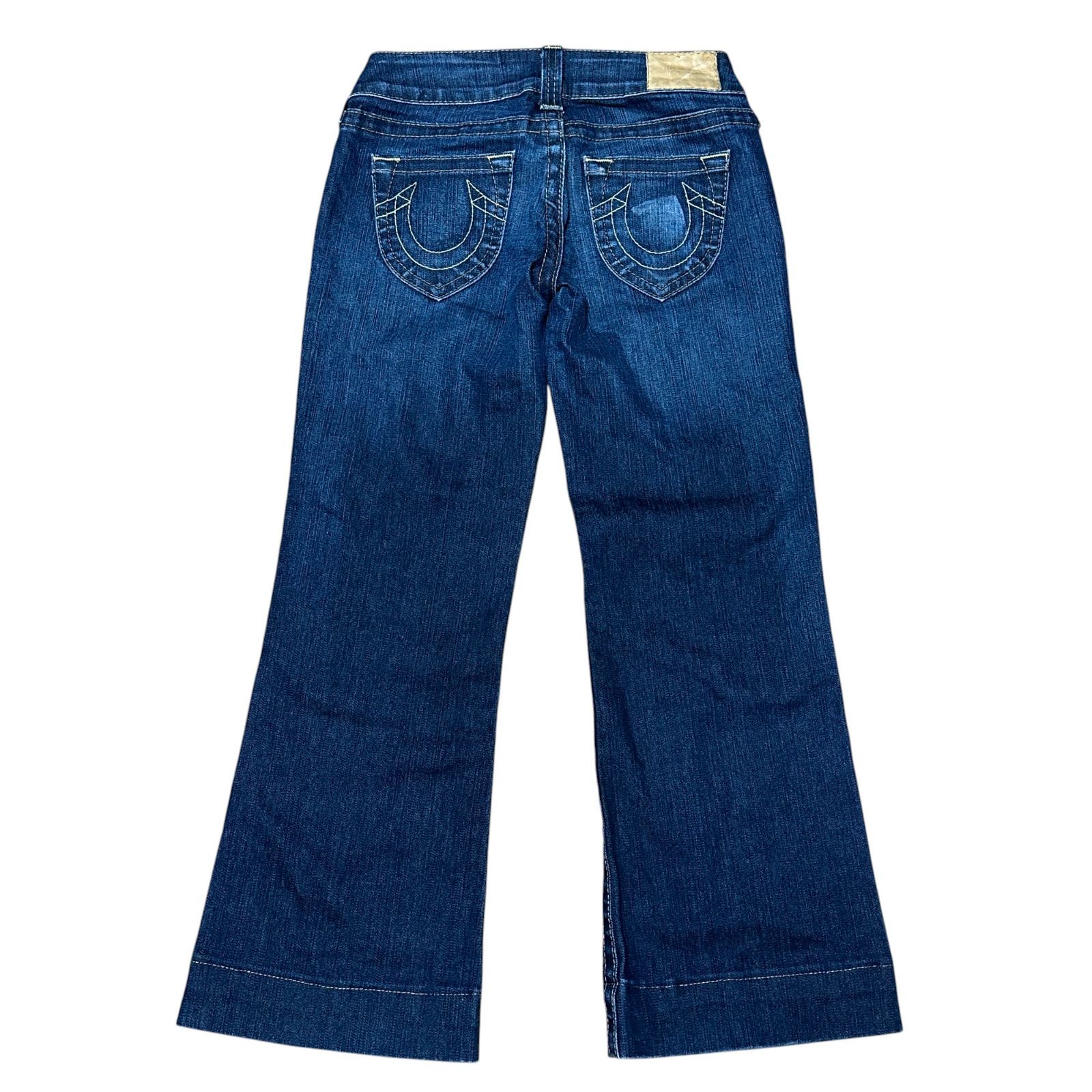 TRUE RELIGION クロップド ブーツカットデニム 26 トゥルーレリジョン