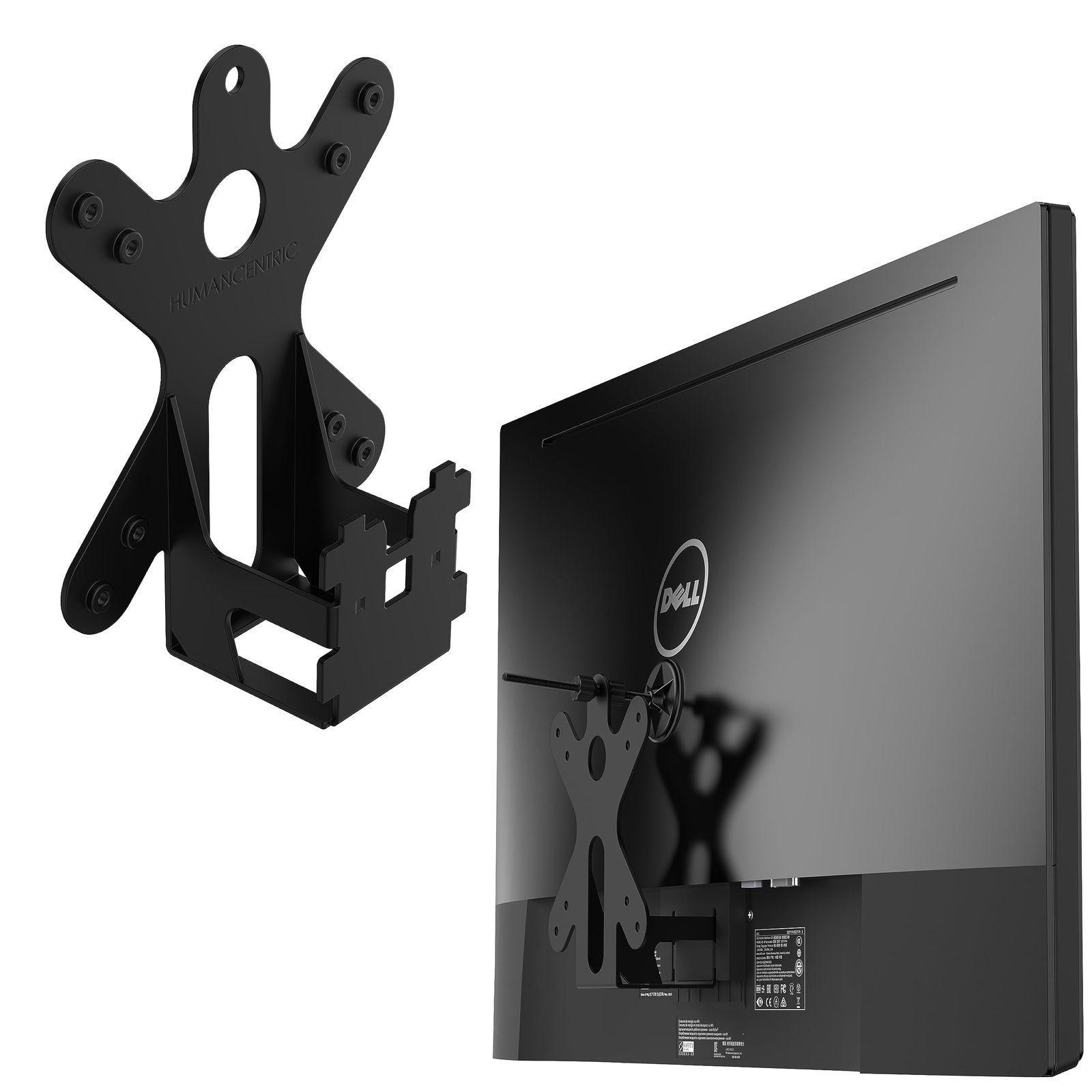 HumanCentric VESAモニター マウントアダプター：Dell SE2416HX、SE2717HX、SE2717H、S2216M、SE2716H、SE2216H、S2817Q、SE2417HG、S2316M、S2316H、SE2416Hなどに対応（ 