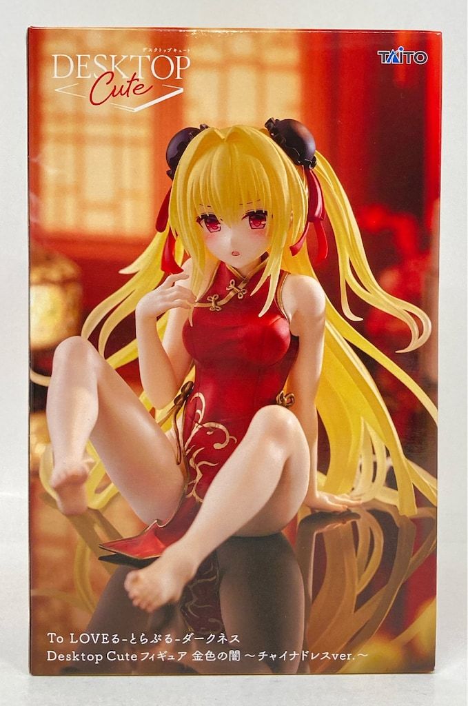 VF6270 未開封 Desktop Cute 金色の闇 チャイナドレス 6個 To LOVEる-とらぶる-ダークネス Desktop Cute フィギュア 金色の