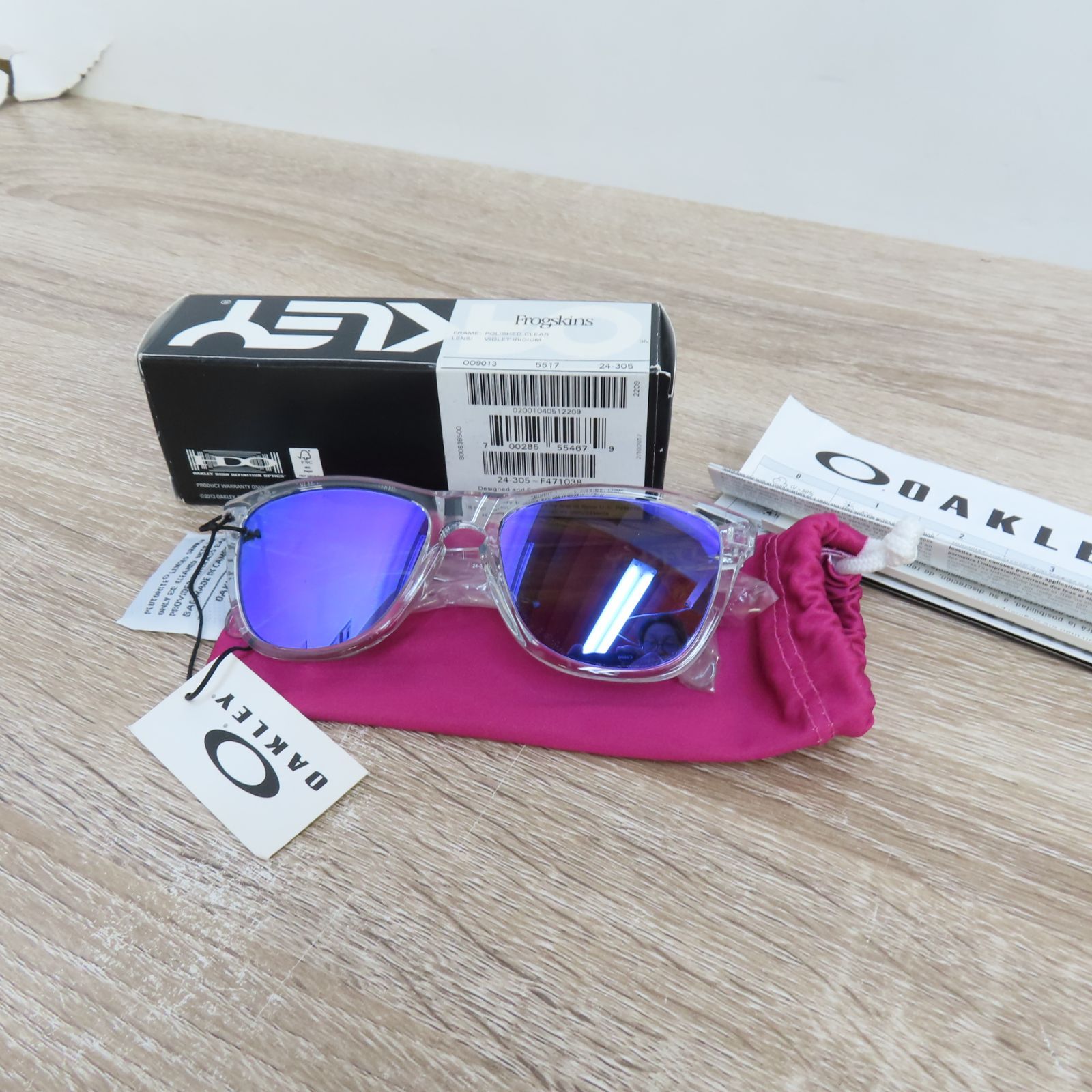 未使用品 展示品 オークリー OAKLEY サングラス フロッグスキン 