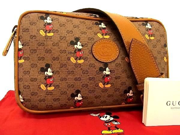 極美品 GUCCI グッチ DISNEY ディズニー バッグ 602695 極美品 GUCCI グッチ DISNEY ディズニー バッグ 602695