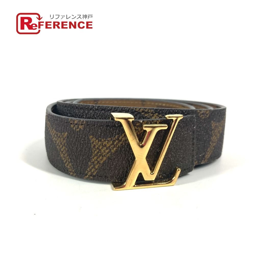 LOUIS VUITTON ルイヴィトン ベルト サンチュール LVアイコニック M0149 モノグラムリバースキャンバス ベージュ