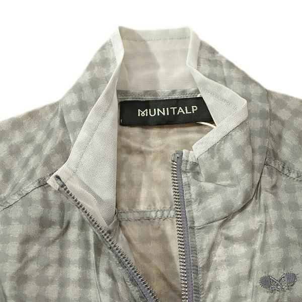 ムニタルプ MUNITALP レディース 春夏 撥水 シワ加工 ナイロンブルゾン ムニタルプ MUNITALP レディース 春夏 撥水 ナイロン ベスト サイズ40