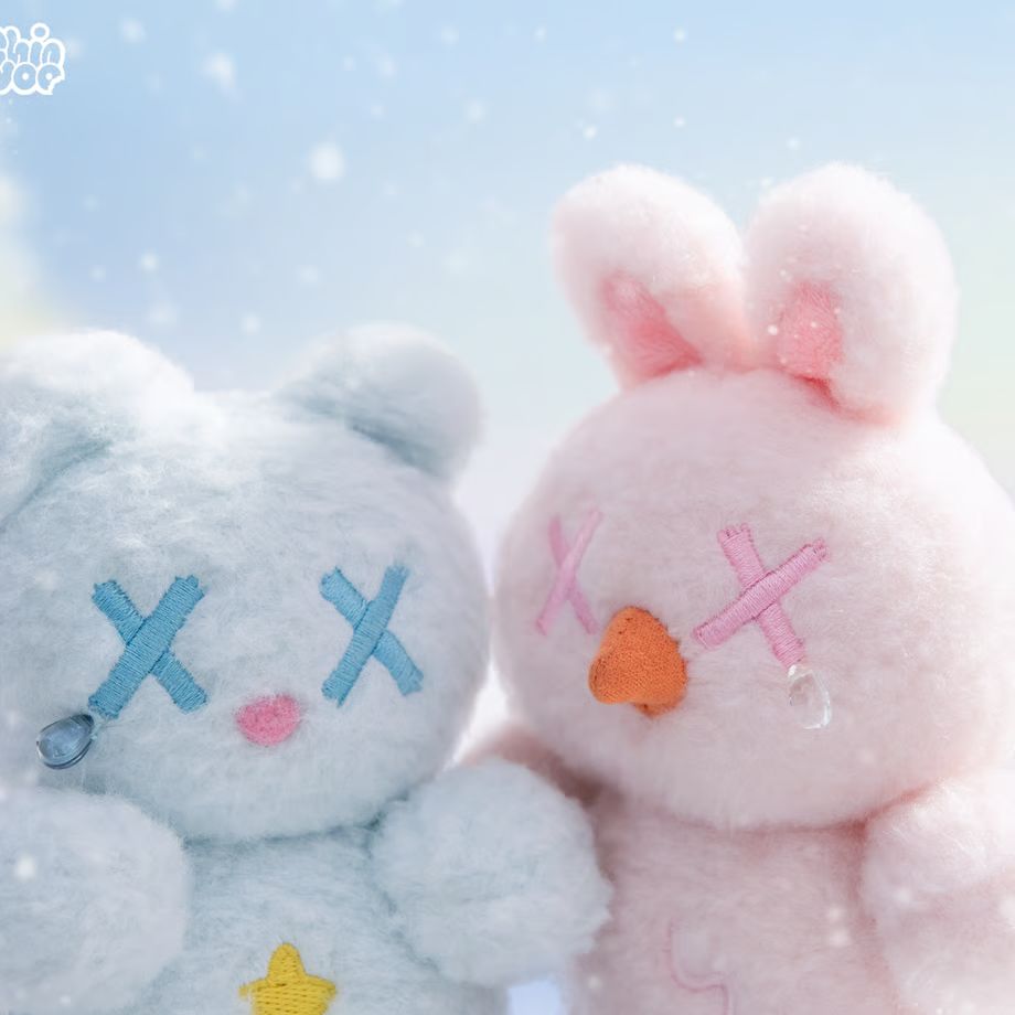 冬のぬいぐるみストラップ6体セット FINDING UNICORN x Shinwoo 「The Cold Hug: 冬の温もり