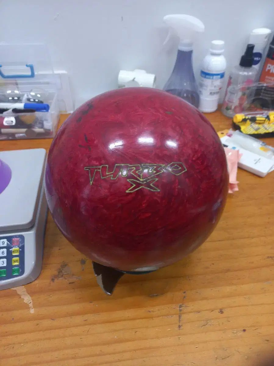 中古ボーリングボール 12p ターボ X スペアボール - メルカリ