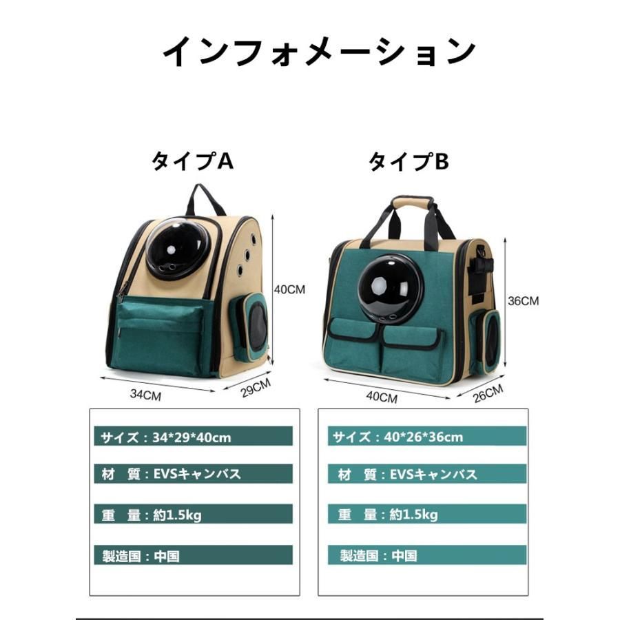 リュック型 透明カプセル型