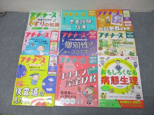 照林社 プチナース 2024年3〜11月/臨時増刊号 計9冊 064R3D 照林社 プチナース 2024年3～11月/臨時増刊号 計9冊 064R3D