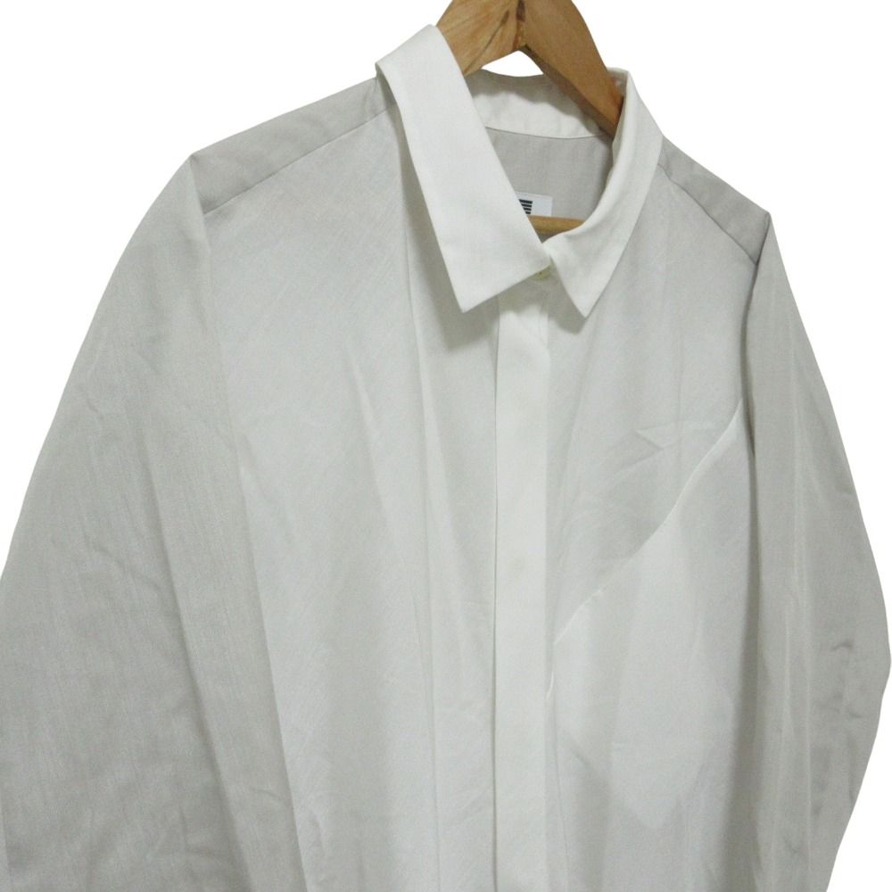 ISSEY MIYAKE イッセイミヤケ バイカラー 長袖 シャツ 2 グレー