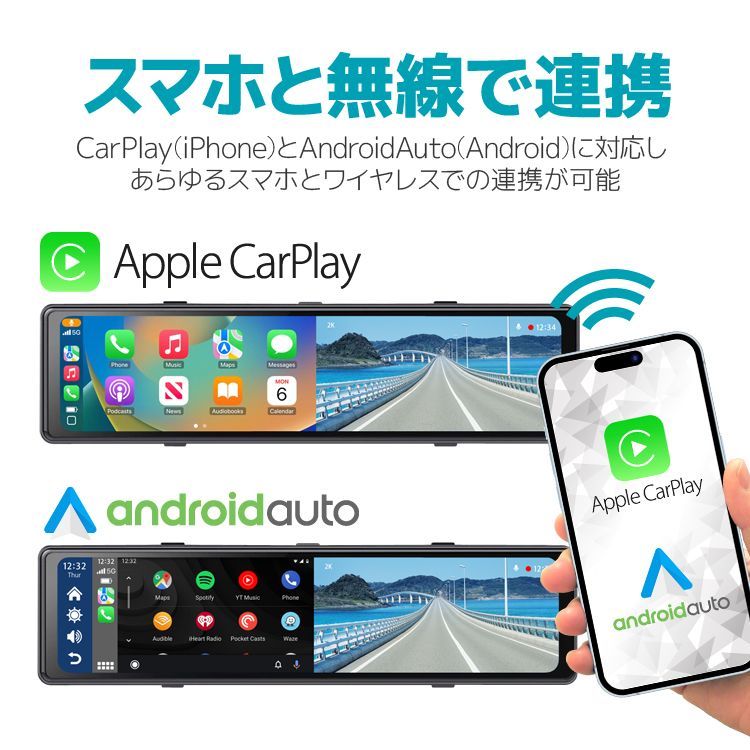 ルームミラー型 11.26インチ