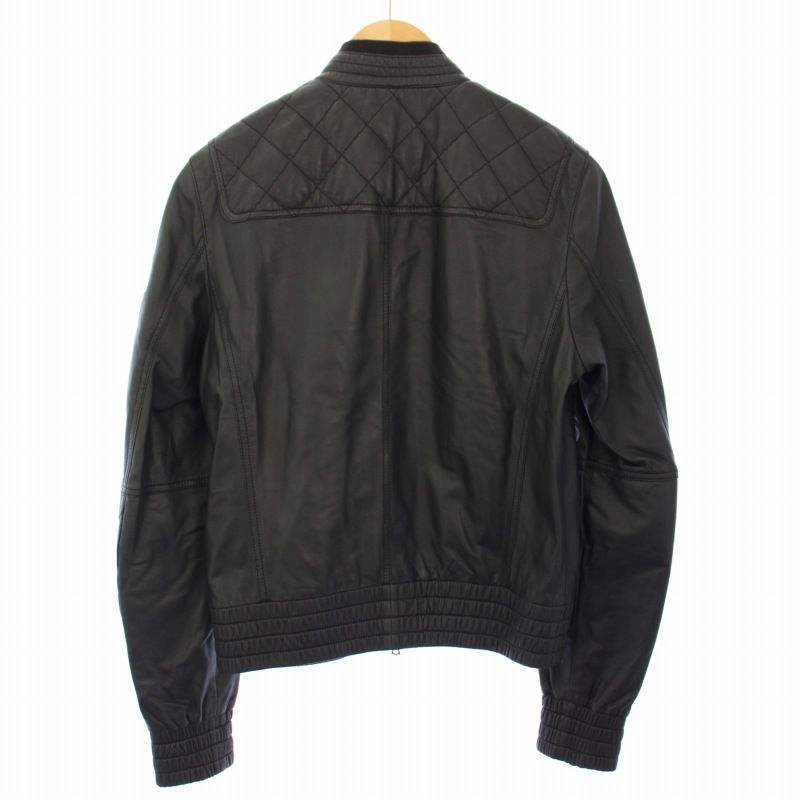 ニールバレット Neil Barrett ラムレザージャケット シングル ブルゾン