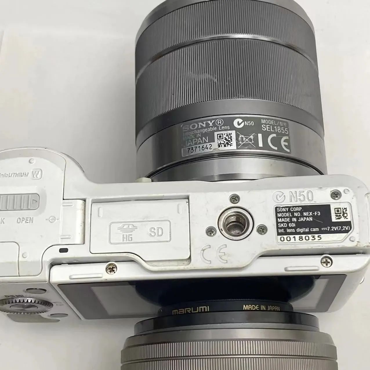 【ジャンク】SONY ミラーレス一眼 NEX-5N ホワイト NP-FW50 ジャンク】SONY ミラーレス一眼 NEX-5N ホワイト NP-FW50 SONY