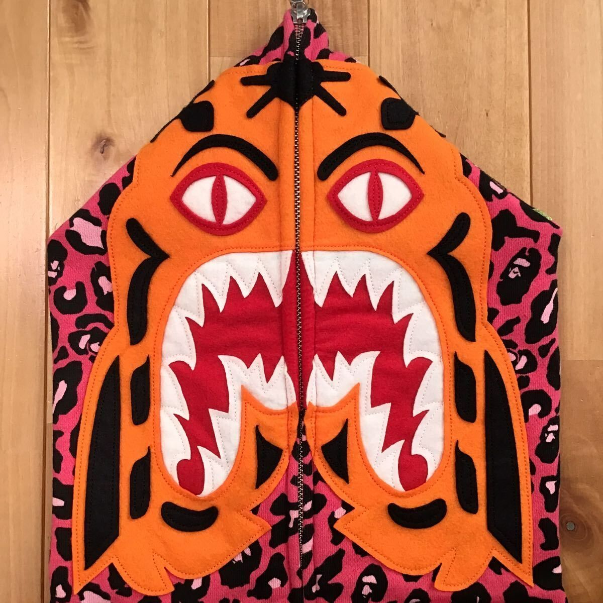 レオパード タイガー パーカー Lサイズ a bathing ape BAPE