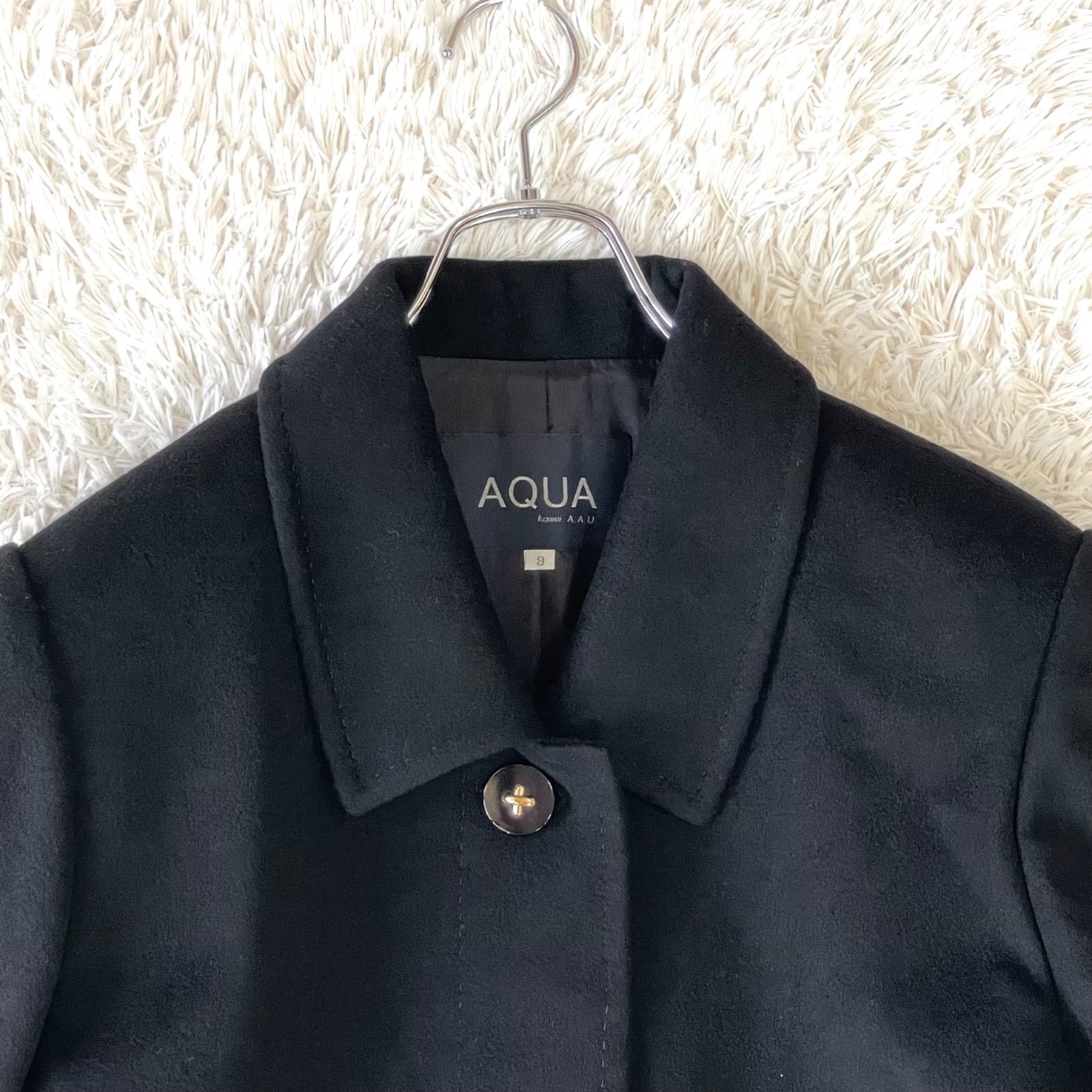 金ボタン 比翼仕立て