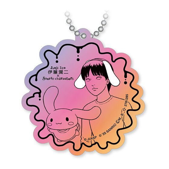 伊藤潤二×サンリオキャラクターズ トレーディングアクリルキーホルダーまねっこ 伊藤潤二×サンリオキャラクターズ-トレーディングアクリル