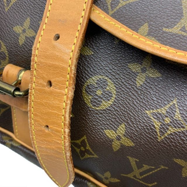 Louis Vuitton ソミュール 43モノグラムショルダーダブルフラップ
