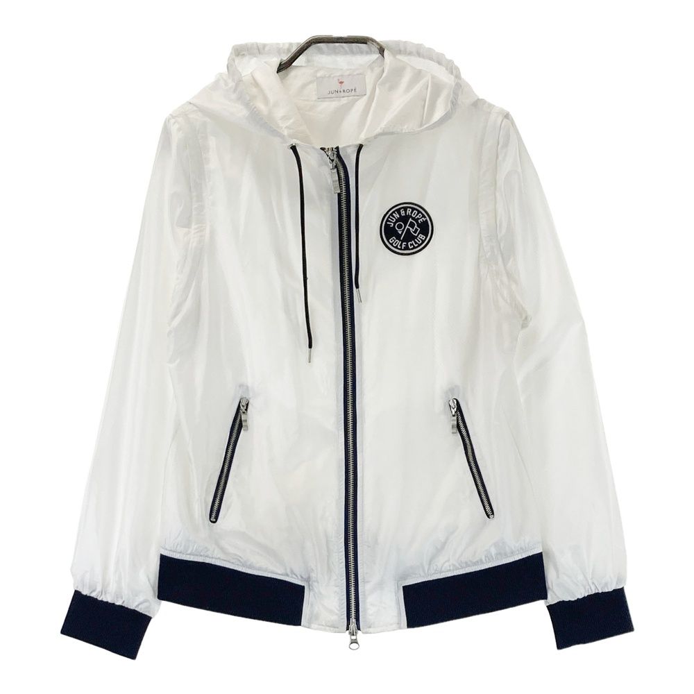 ジュンロペ　フード付きジャケット❣️サイズM サイズ：M JUN&ROPE ジュン アンド ロペ 2WAY フード付 ジップ