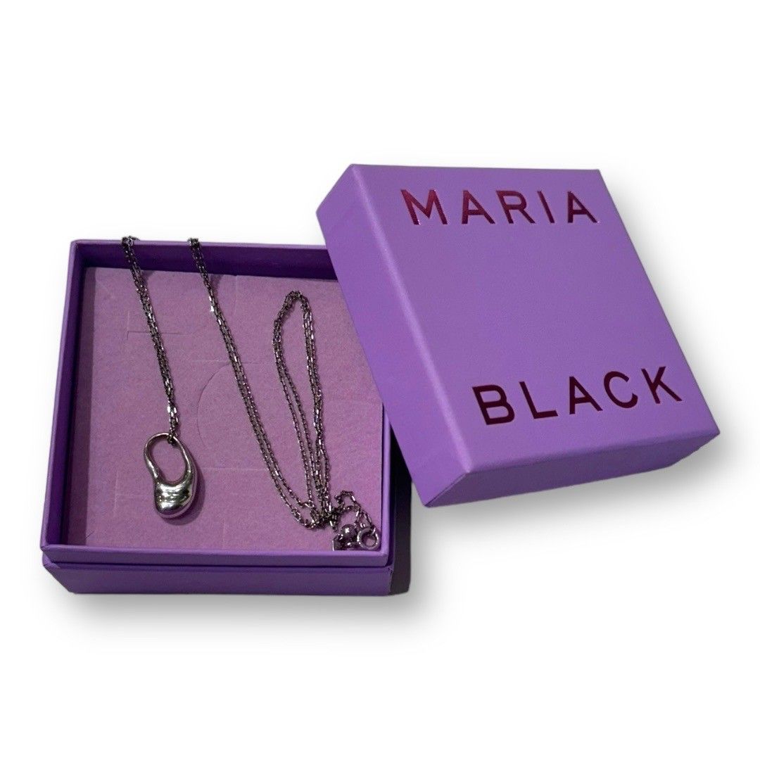 【新品未使用】MARIA BLACK アルファベットHネックレス 新品未使用】MARIA BLACK アルファベットHネックレス（MARIA