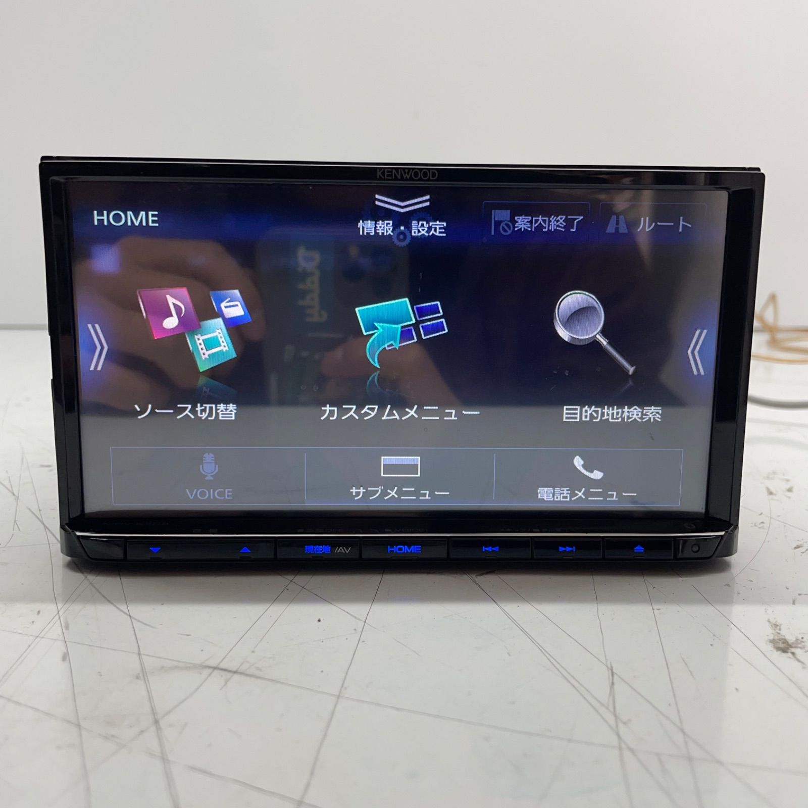 KENWOOD ケンウッド MDV-S708 フルセグ メモリーナビ Bluetooth CD DVD 2020年地図データ 動作確認済み 説明書付き  P61226 - メルカリ