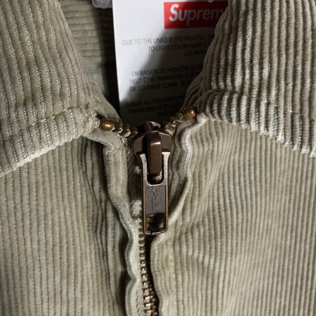 新品未使用半タグ】SUPREME 太畝コーデュロイブルゾン ワンポイント 