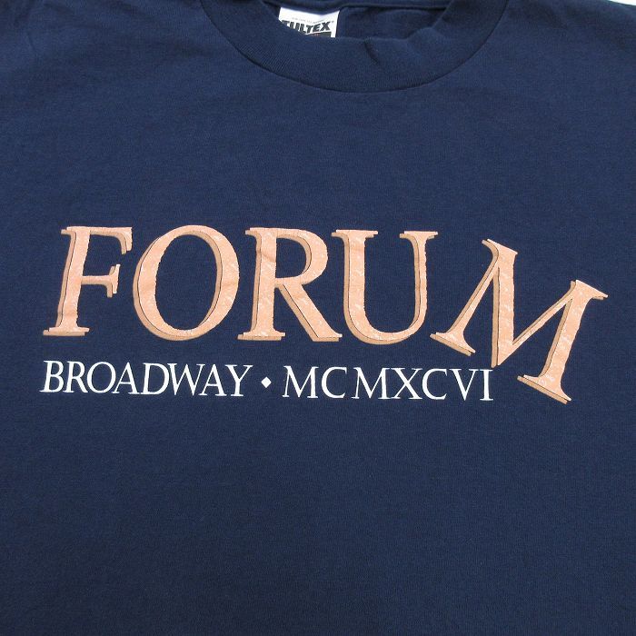XL/古着 TULTEX 半袖 ビンテージ Tシャツ メンズ 90s FORUM