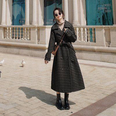 アウター コート 上着 ロング丈 長袖 襟付き 前開き ポケット かわいい