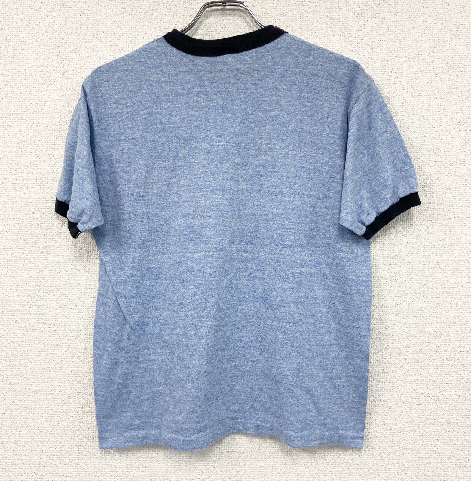 古着 used 80s sportswear 半袖プリントリンガーTシャツ