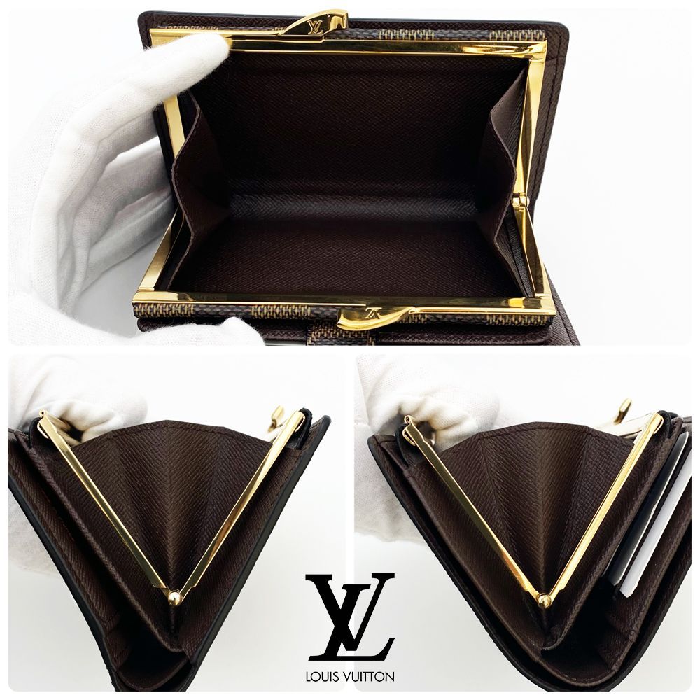 極美品】ルイヴィトン LOUIS VUITTON ダミエ エベヌ ポルトモネ  