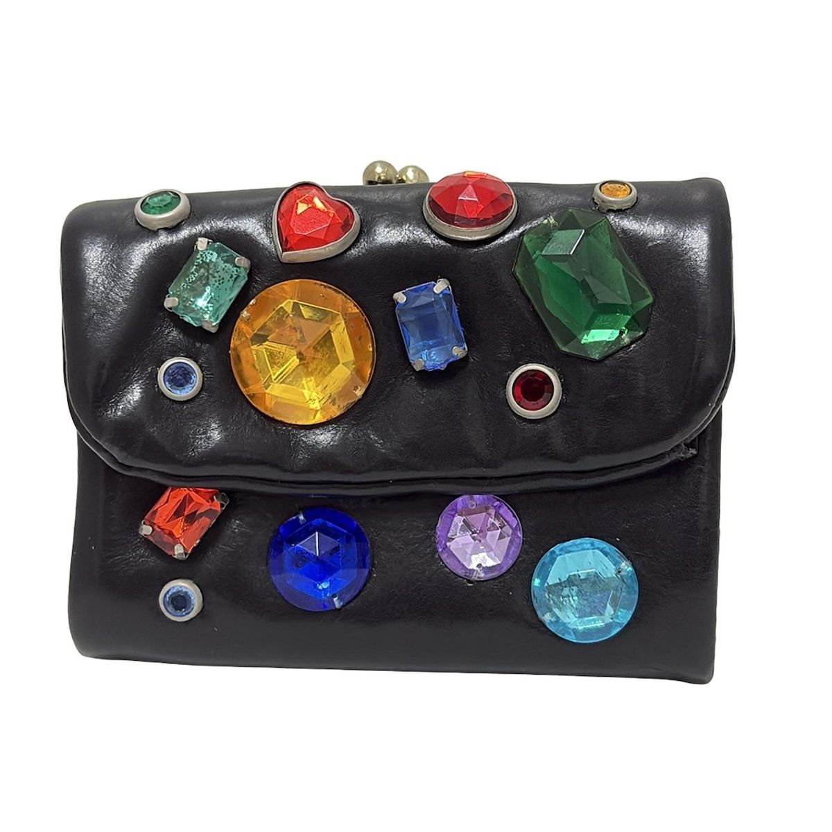 tsumori chisato CARRY(ツモリチサトキャリー) 3つ折り財布 - 黒