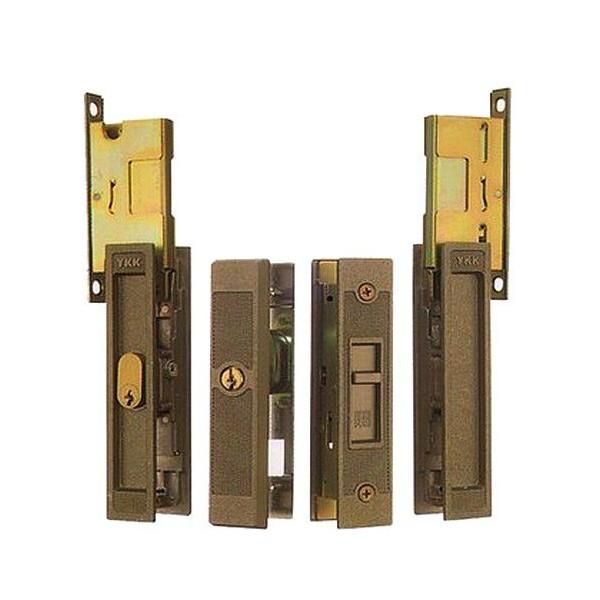 YKK YB HHJ-0220 引き違い錠 引戸錠 ブロンズ アルミサッシ WEST製 Kシリーズ KH-30
