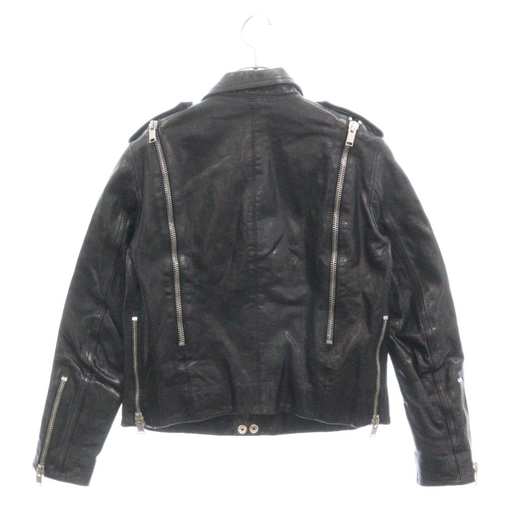 SAINT LAURENT PARIS (サンローランパリ) 13AW Zip Design Leather Jacket ジップデザインライダースジャケット 334572 Y5CZ2 ブラック