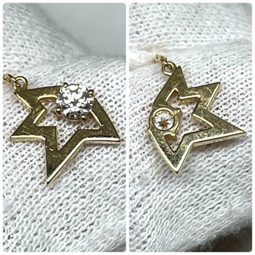 美品☆ TASAKI コメットプラスダイヤモンドソロイヤリングピアス 