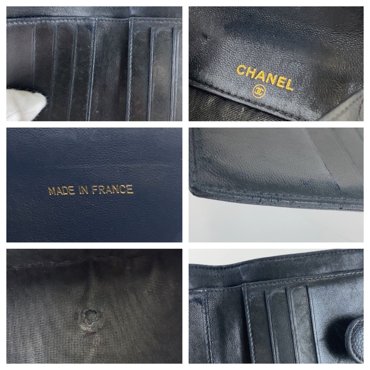 CHANEL シャネル ヴィンテージ ココマーク ブラック 黒 ゴールド金具