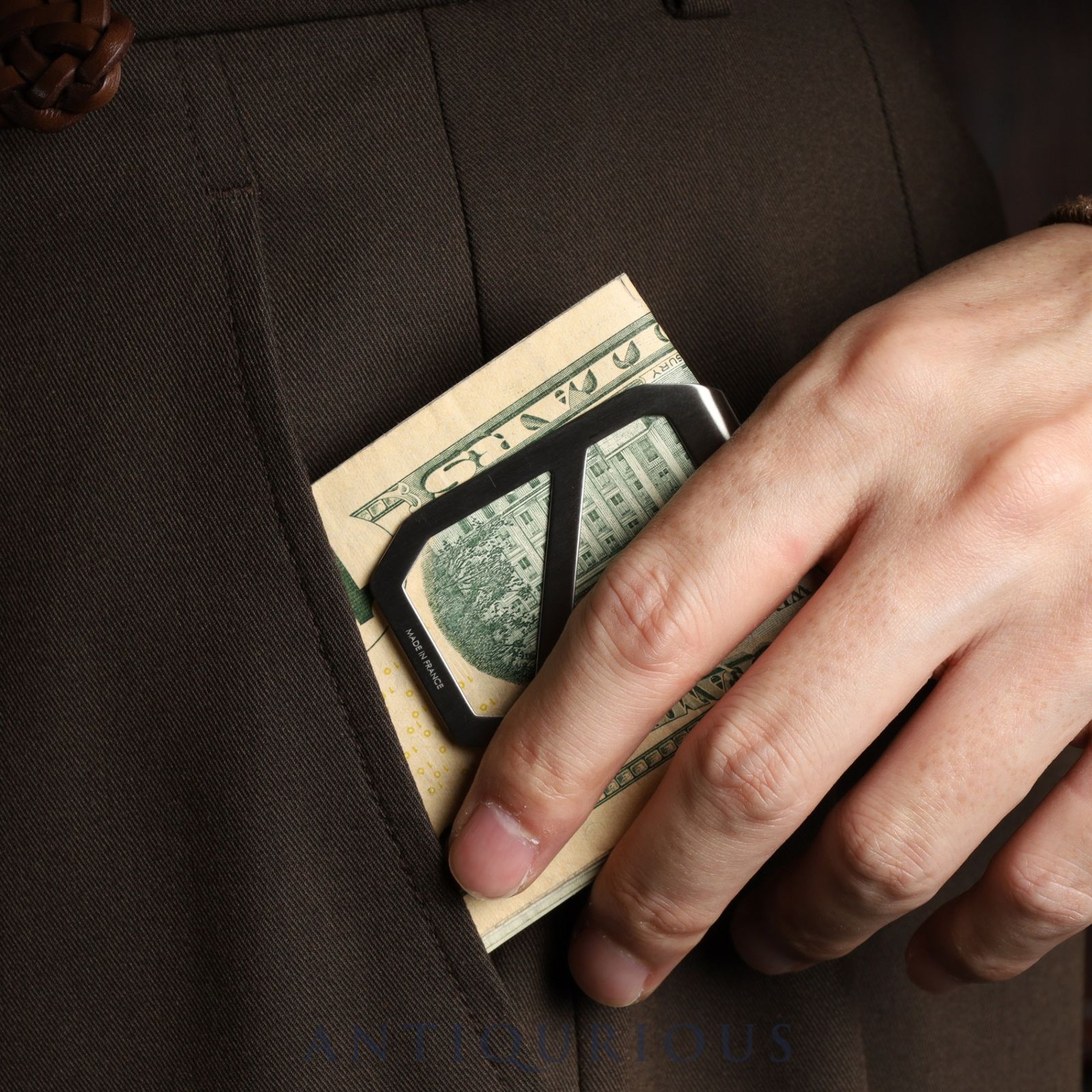 エルメス マネークリップ デルタ メタル