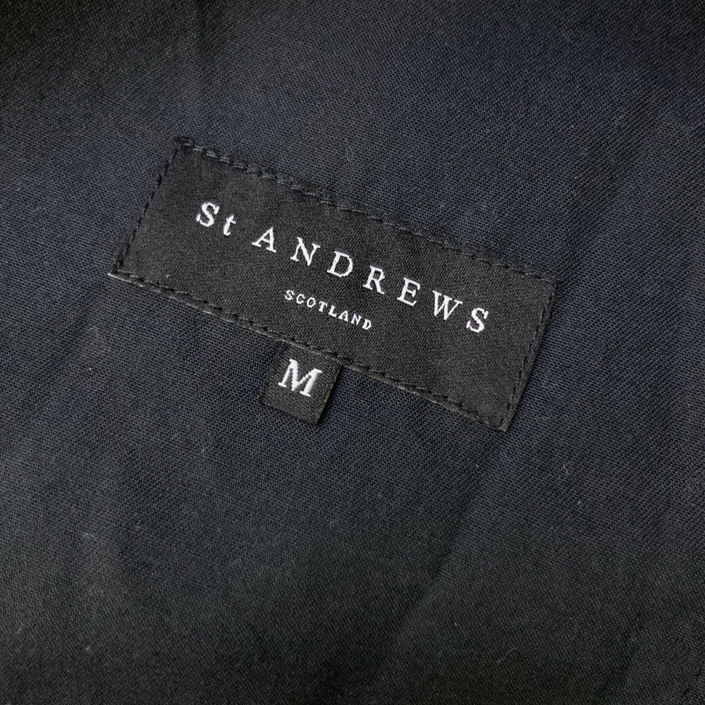 サイズ：M ST ANDREWS セントアンドリュース  レース ハイネック 長袖ワンピース  ブラック系 [240101438238] ゴルフウェア レディース ストスト サイズ：M ST ANDREWS セントアンドリュース レース ハイネック