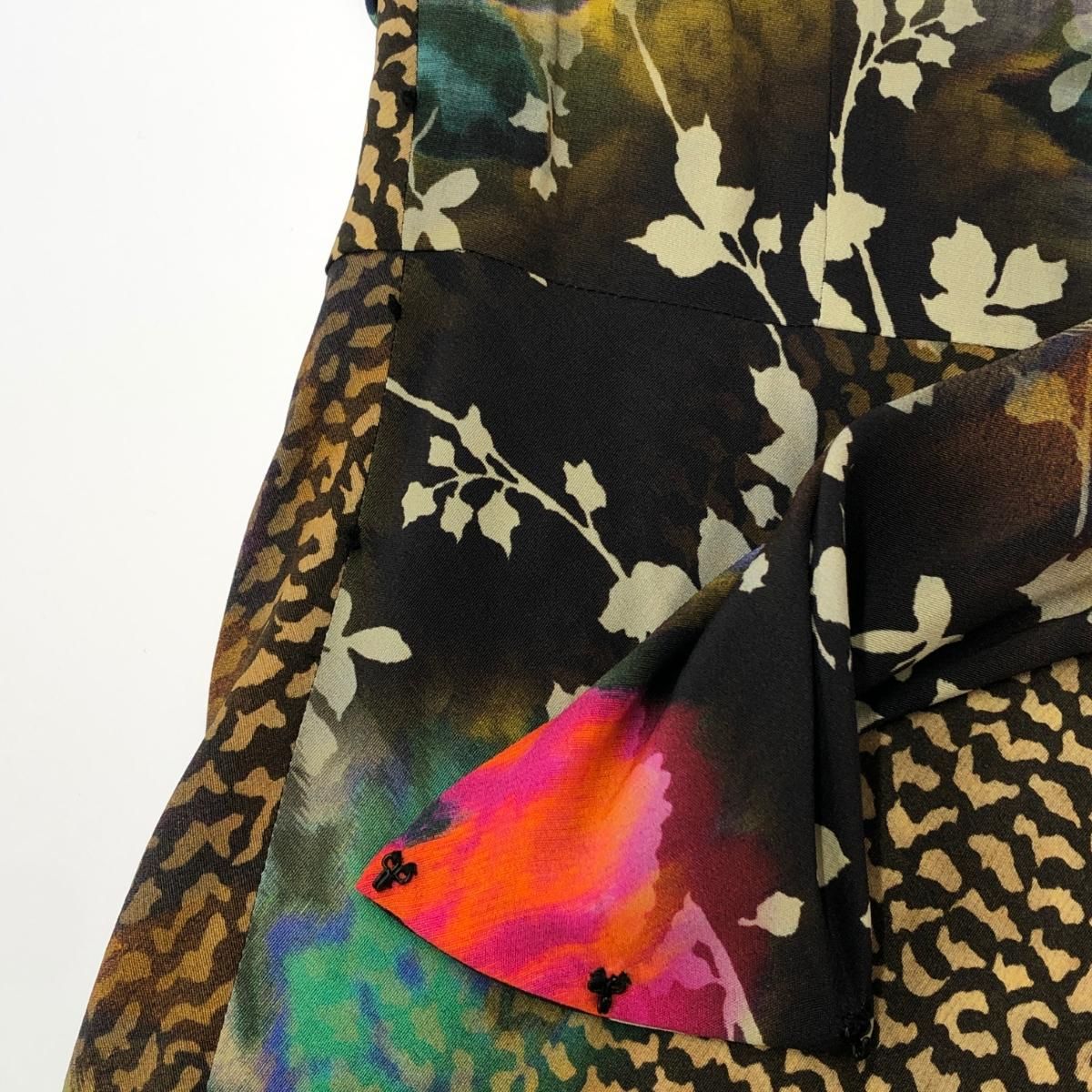 美品 ETRO エトロ ノースリーブワンピース サイズ:38 マルチ