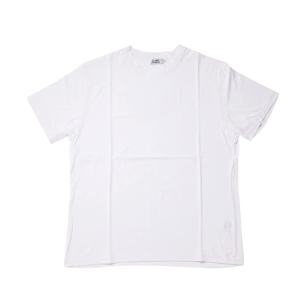 L_ホワイト [HITOYOSHI(ヒトヨシ)/Height u0026 Honorable]人吉シャツ レダ アクティブ ウールジャージー クルーネック Tシャツ 半袖(ホワイト/L)[9103-034-RS01]