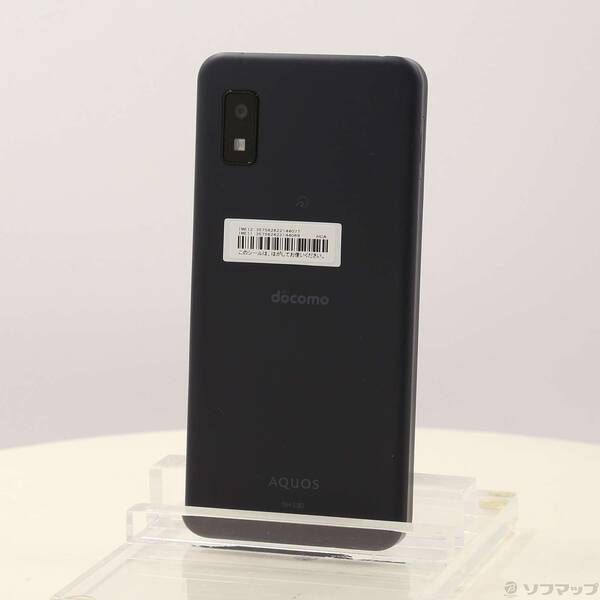 中古品〕 AQUOS wish3 64GB ブラック SH-53D docomo SIMフリー