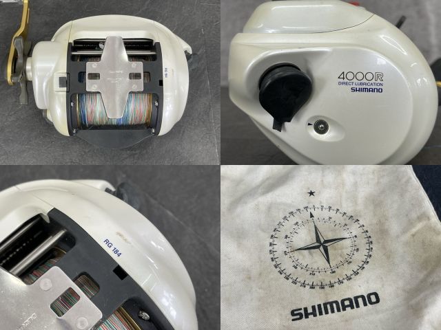 SHIMANO 電動リール 4000R ΨΨSHIMANO シマノ 電動リール 電動丸4000R 程度C - メルカリ
