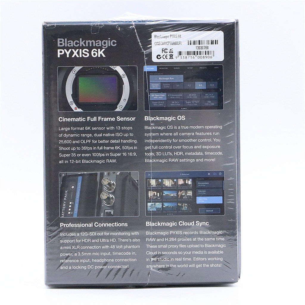 BlackmagicDesign Blackmagic PYXIS 6 K Lマウント 6193