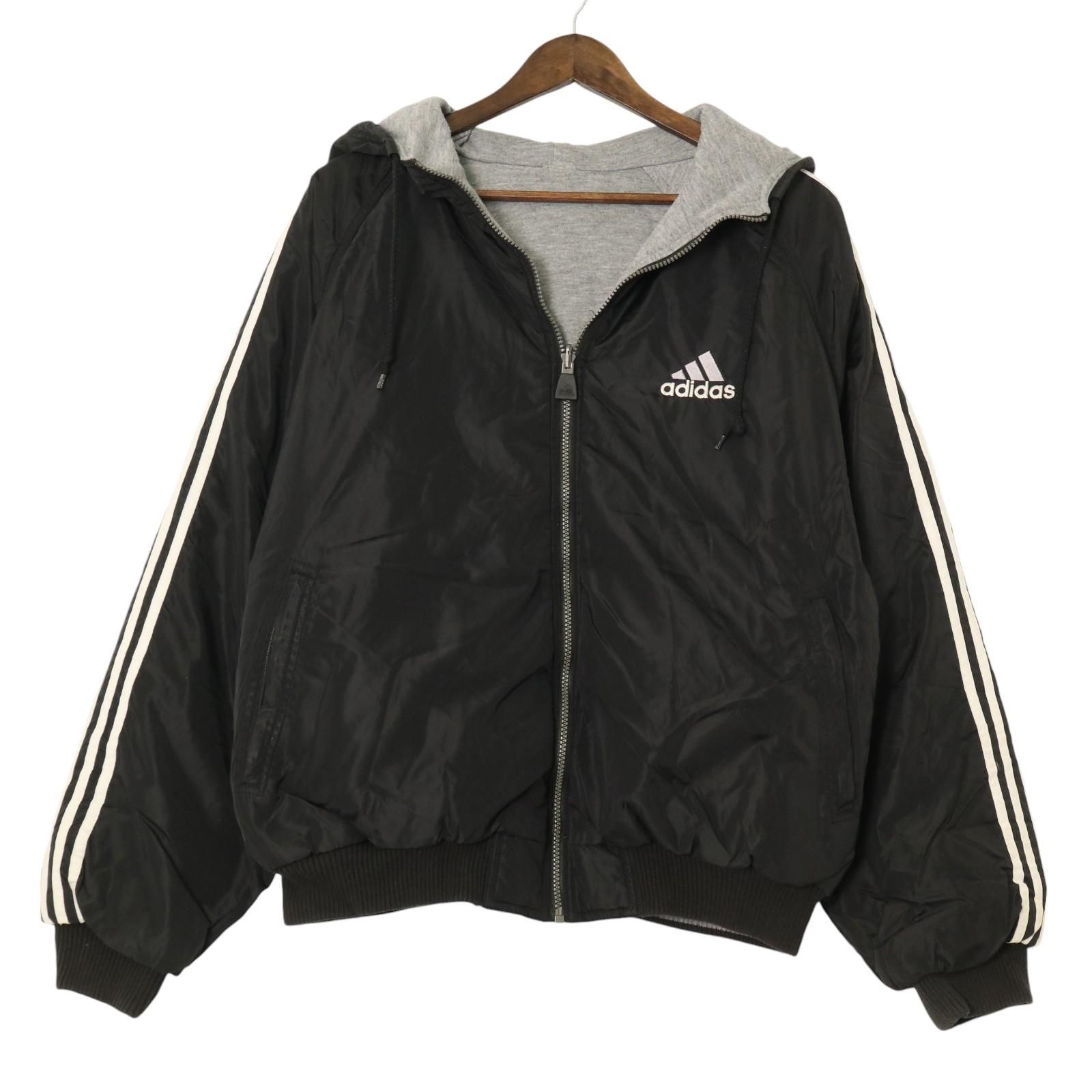 90年代 adidas アディダス リバーシブル ナイロン ジャケット スポーツ